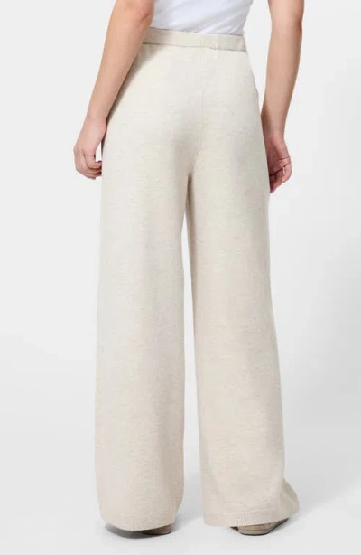 French Connection Marley Wide Leg Knit Pants In Neutral
