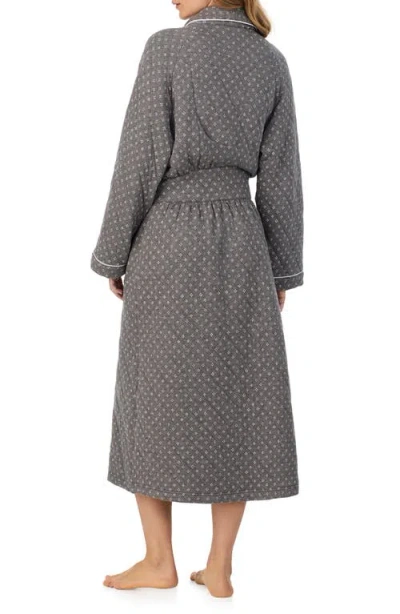 Eileen West Quilted Ballet Robe In Gray