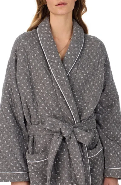 Eileen West Quilted Ballet Robe In Gray