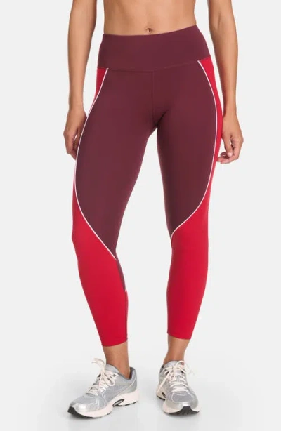 Sweaty Betty Power 7/8 Workout Leggings In Burgundy