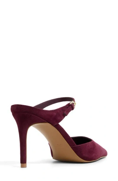 Aldo Women's Sidnney Two-piece Pointed Toe High Heel Pumps In Burgundy