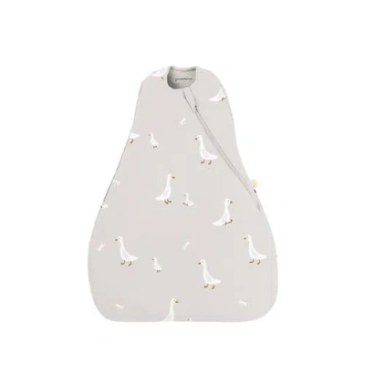Gunamuna Sleeveless Transitional Swaddle Sleep Bag, 1.0 Tog In White