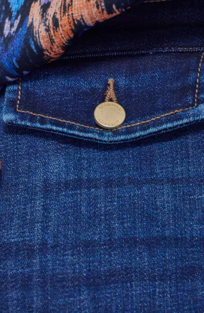 Liverpool Los Angeles Stride Ankle Wide Leg Jeans In Albany In Blue