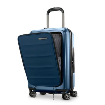 Samsonite Octiv 3-piece Set (pro Front Pocket 20/24/28) Hardside Spinner In Blue