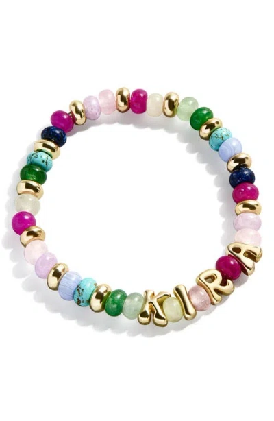 Baublebar Semiprecious Custom Beaded Stretch Bracelet In Multi