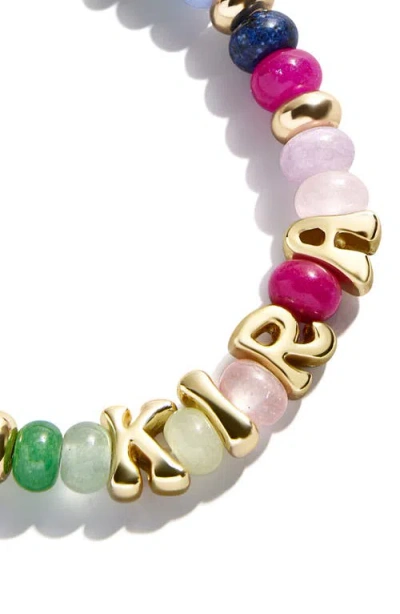 Baublebar Semiprecious Custom Beaded Stretch Bracelet In Multi