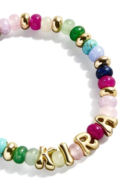 Baublebar Semiprecious Custom Beaded Stretch Bracelet In Multi