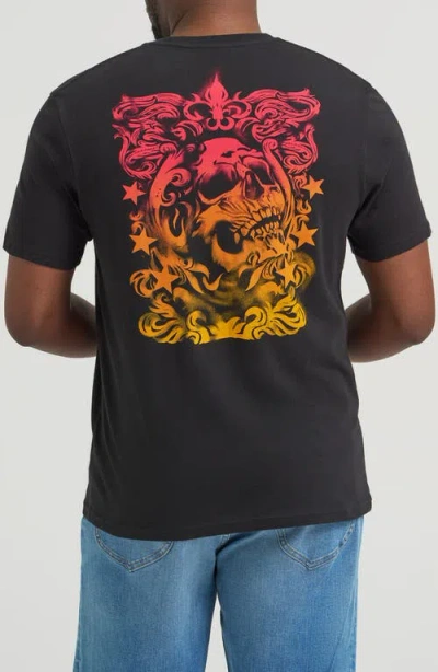 Lee Logo Graphic T-shirt In Black