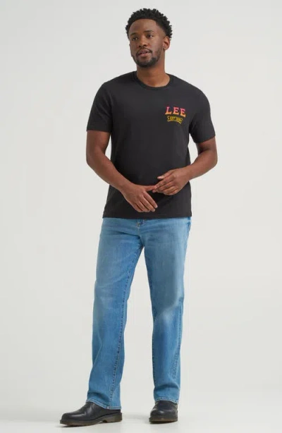 Lee Logo Graphic T-shirt In Black