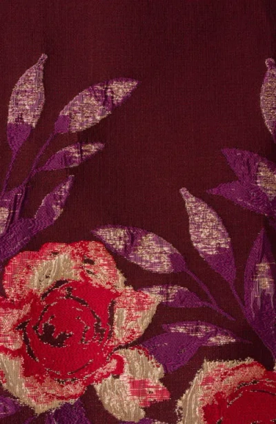 Adrianna Papell Plus Size Twist Crepe V-neck Short Dress In Multi