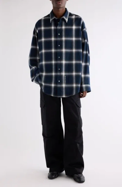 Acne Studios Checked Pattern Button-down Shirt In Multi