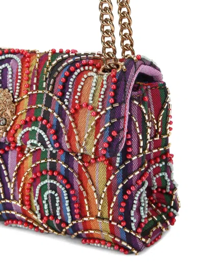 Kurt Geiger Medium Soft Kensington Rainbow Shoulder Bag In Multi