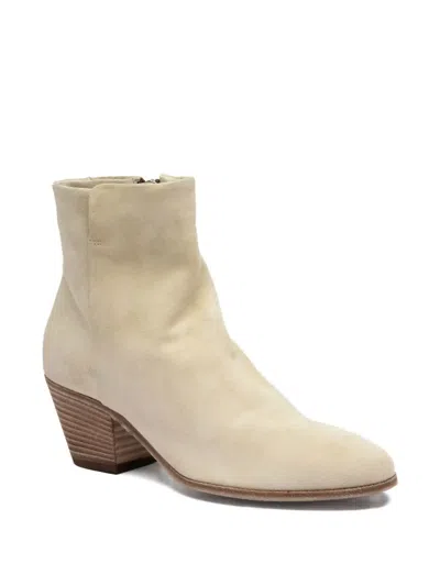 Officine Creative Shirlee Zip Boots In Neutral