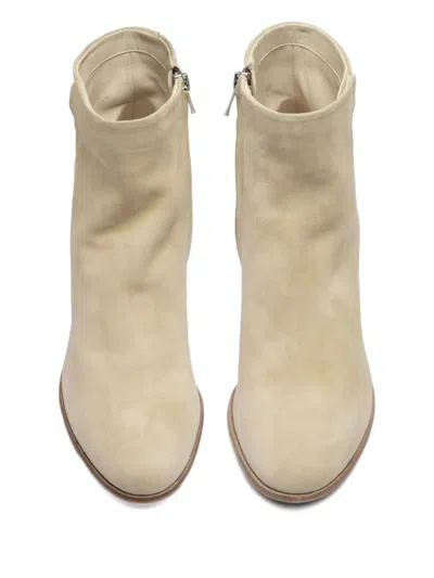 Officine Creative Shirlee Zip Boots In Neutral