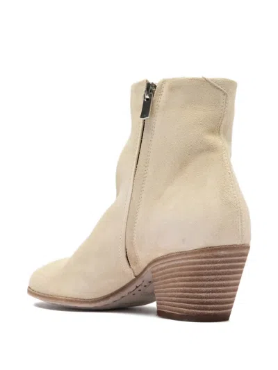 Officine Creative Shirlee Zip Boots In Neutral