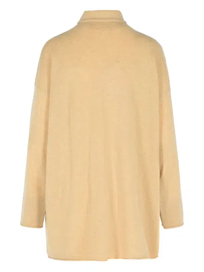 Max Mara Oder Beige Cashmere Turtleneck Sweater In Neutral