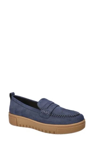 Bella Vita Women's Bo Comfort Slip-on Loafers In Blue