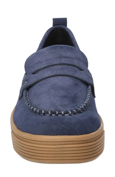 Bella Vita Women's Bo Comfort Slip-on Loafers In Blue