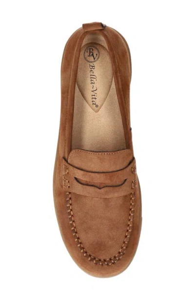 Bella Vita Women's Bo Comfort Slip-on Loafers In Brown