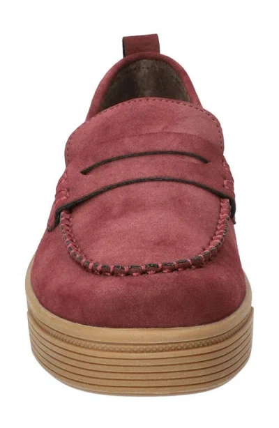 Bella Vita Women's Bo Comfort Slip-on Loafers In Burgundy