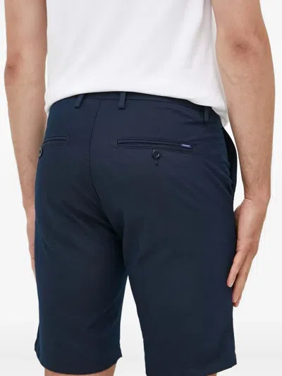 Gant Button-fly Shorts In Blue