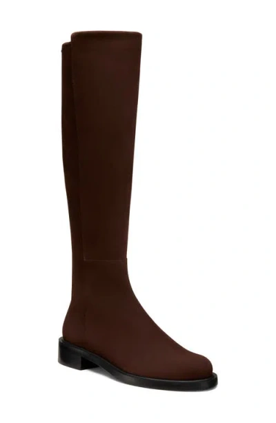 Stuart Weitzman 5050 Gisele Knee High Boot In Burgundy