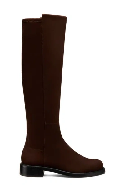 Stuart Weitzman 5050 Gisele Knee High Boot In Burgundy