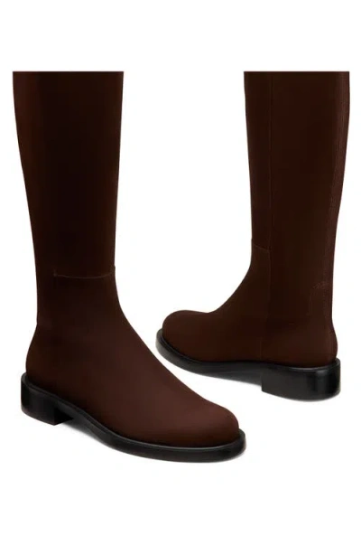 Stuart Weitzman 5050 Gisele Knee High Boot In Burgundy