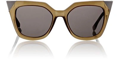Fendi Crystal-embellished Cat-eye Sunglasses