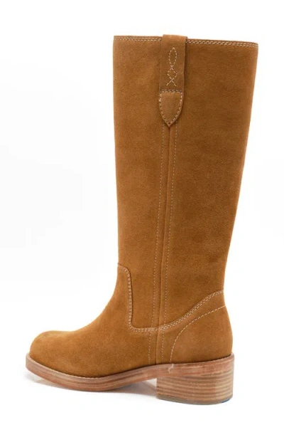 Free People Blaze Block Heel Boot In Brown