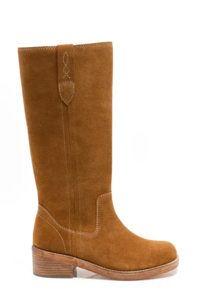 Free People Blaze Block Heel Boot In Brown