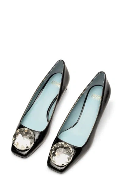 Frances Valentine Mary Square Toe Pump In Black