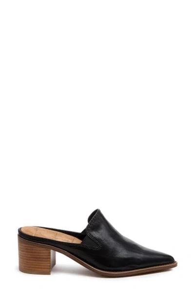 Kelsi Dagger Brooklyn Mason Pointed Toe Loafer Mule In Black