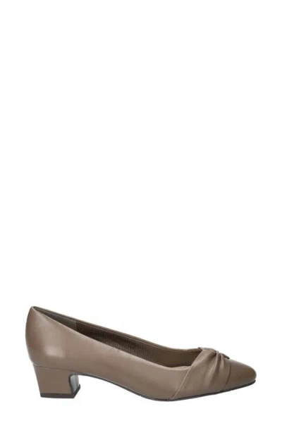 Easy Street Women's Lyanna Block-heel Slip-on Pumps In Brown