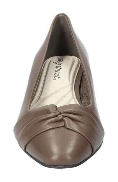 Easy Street Women's Lyanna Block-heel Slip-on Pumps In Brown