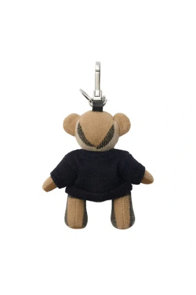 Burberry Thomas Teddy Bear Keyring Charm In Multi
