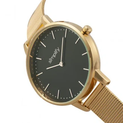 Simplify The 5800 Mesh Bracelet Watch In Gold