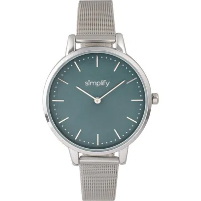 Simplify The 5800 Mesh Bracelet Watch In Metallic