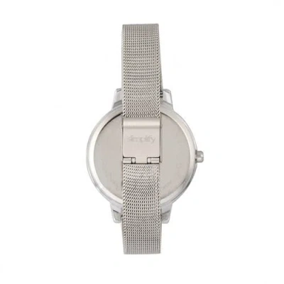 Simplify The 5800 Mesh Bracelet Watch In Metallic