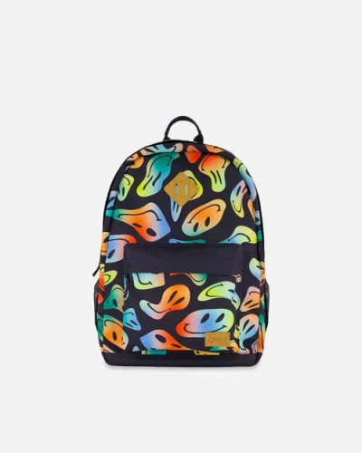 Deux Par Deux Kids Backpack In Multi