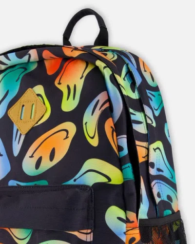 Deux Par Deux Kids Backpack In Multi