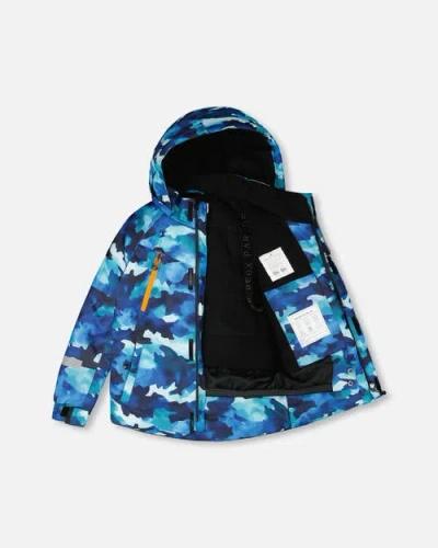 Deux Par Deux Boy Two-piece Play Snowsuit In Multi