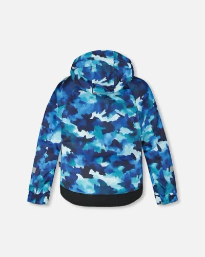 Deux Par Deux Boy Two-piece Play Snowsuit In Multi