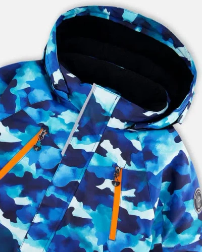 Deux Par Deux Boy Two-piece Play Snowsuit In Multi