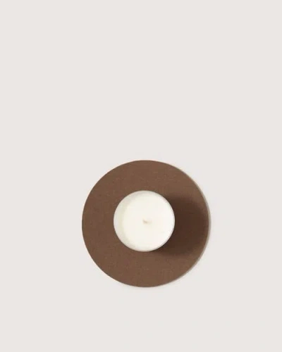 Graf & Lantz Graf Lantz Merino Wool 8" Round Trivet In Brown