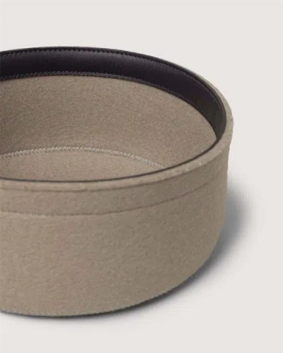 Graf & Lantz Graf Lantz Merino Wool Medium Bin W/ Lid In Gray