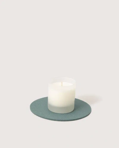 Graf & Lantz Graf Lantz Merino Wool 8" Round Trivet In Green