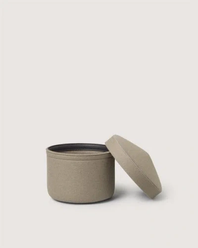 Graf & Lantz Graf Lantz Merino Wool Small Bin W/ Lid In Brown