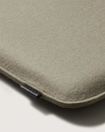 Graf & Lantz Graf Lantz Zabuton Merino Wool Square Seat Cushion In Brown