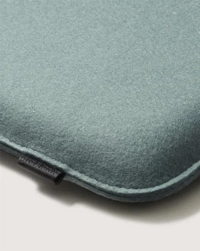 Graf & Lantz Graf Lantz Zabuton Merino Wool Square Seat Cushion In Gray
